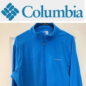 Columbia Blue, size Large Fleece Pullover.